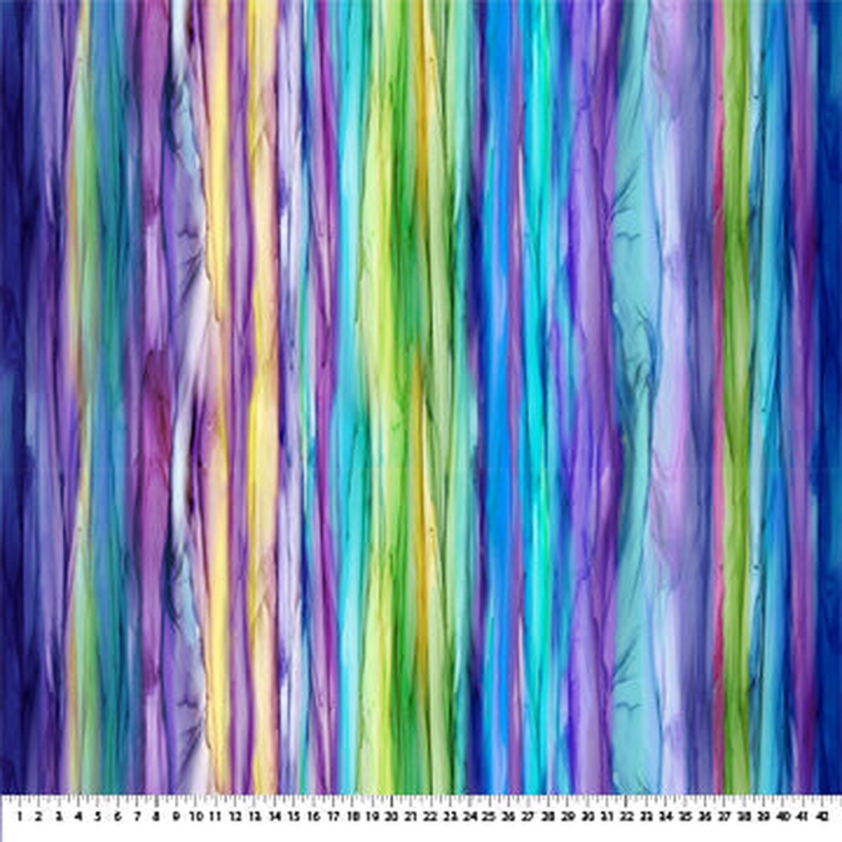 Infatuation Iris Collection Stripes Cotton Fabric DP28612