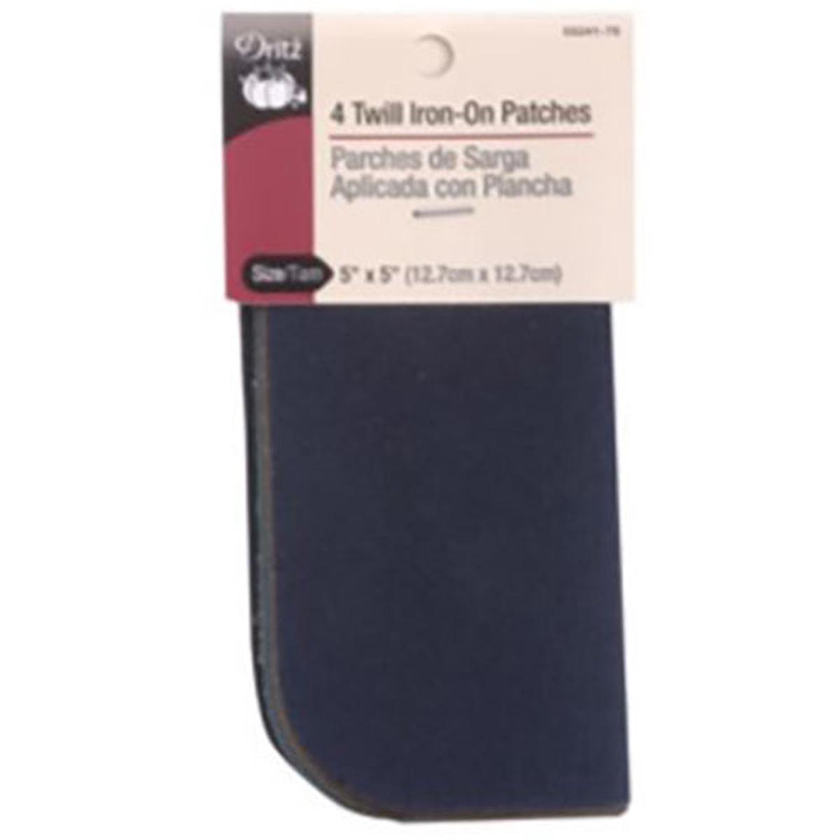 Iron-On Twill Patches Dark 55241-70