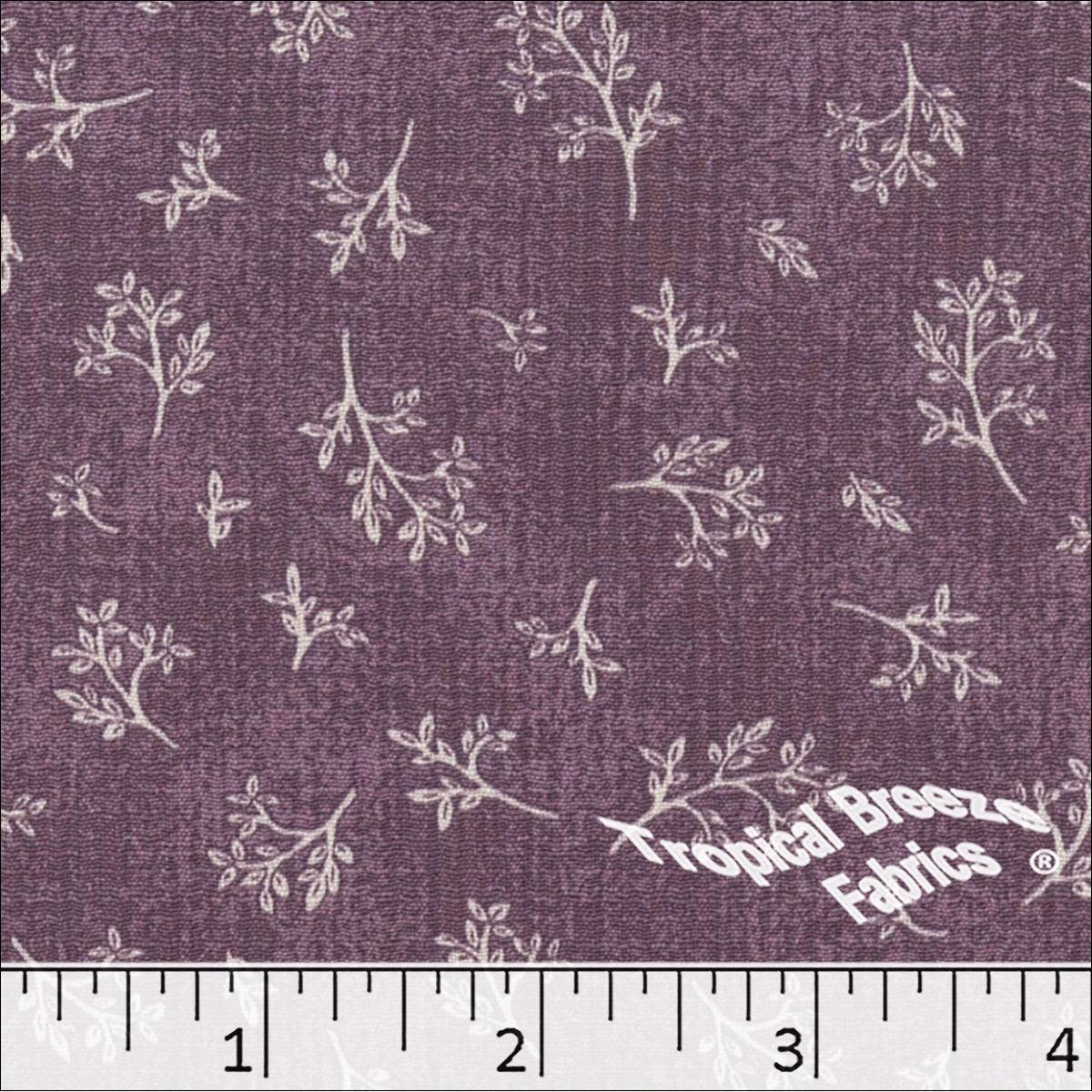 Linen Crepe Print Polyester Fabric 048617