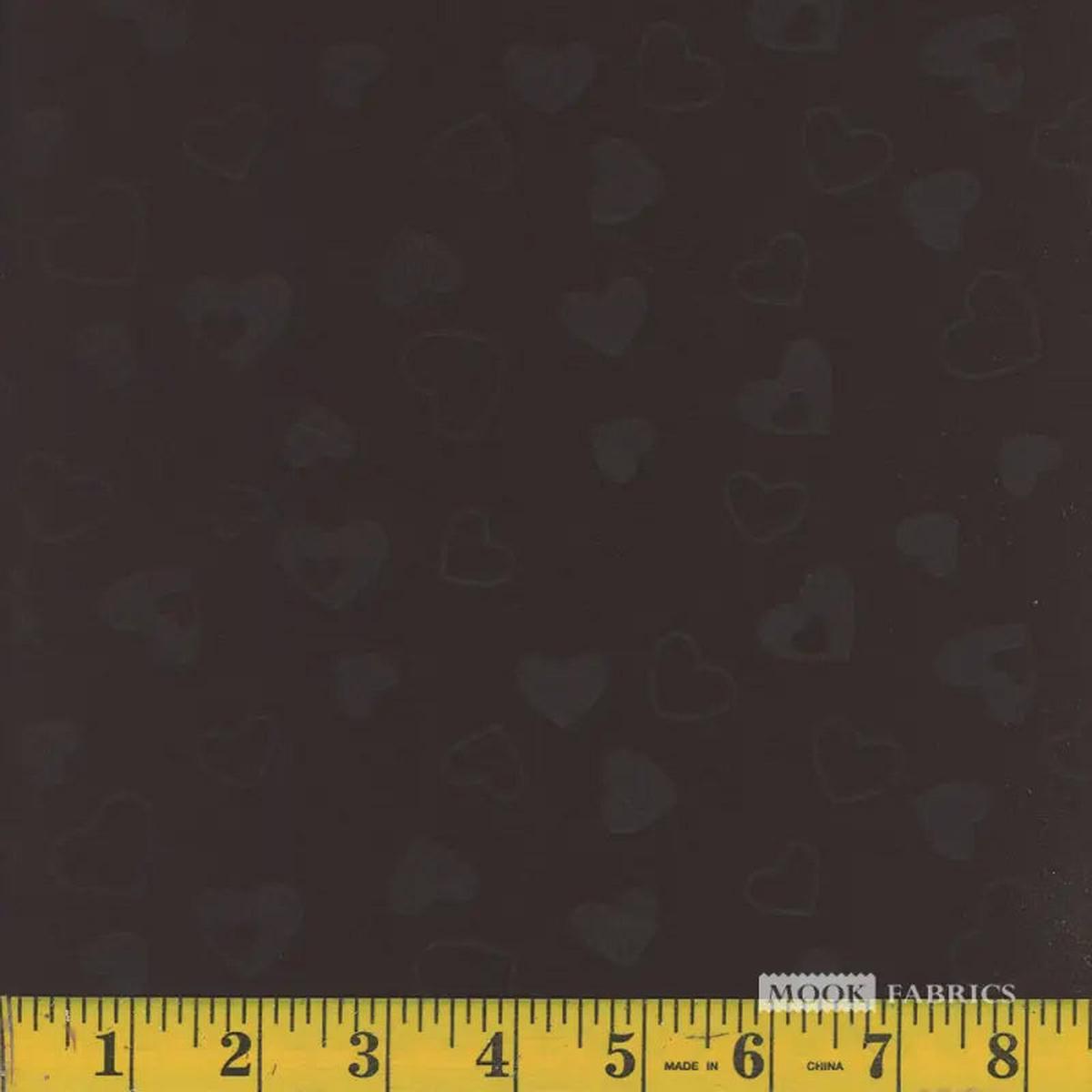 Puff Polyester Solid Hearts Fabric 1377