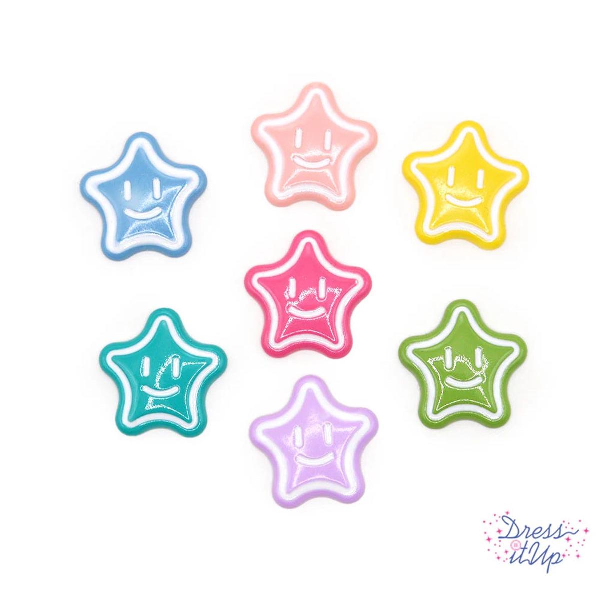 Super Stars Smiley Face Embellishments 11531