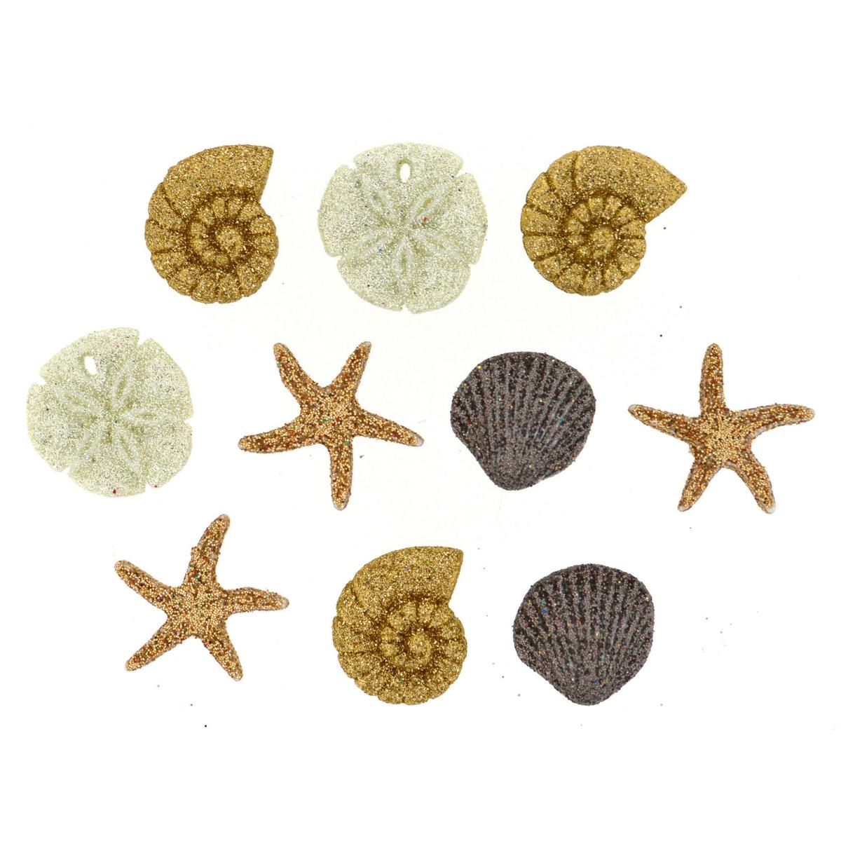 Buttons Seashells at the Seashore 452