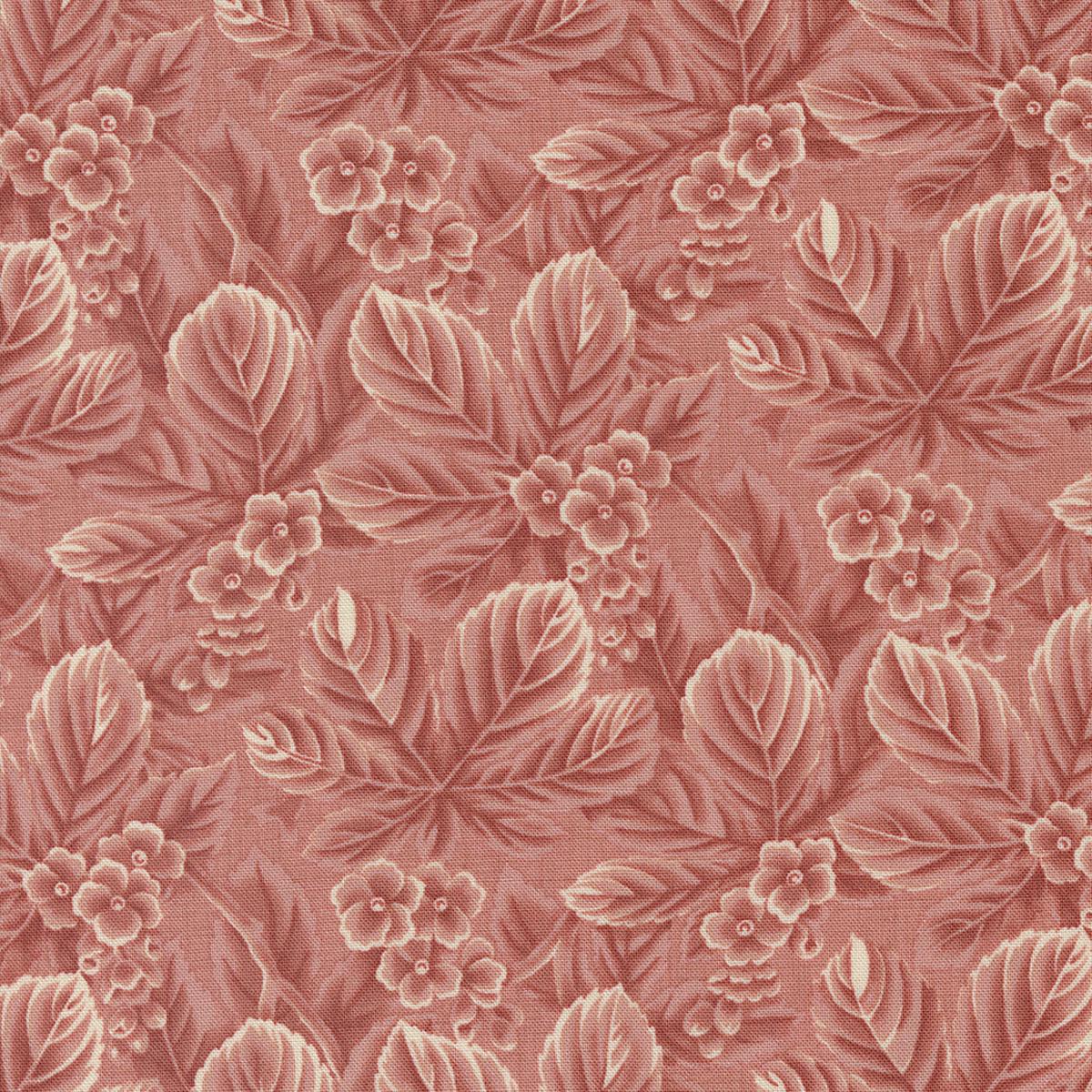 Chateau De Chantilly Collection Amelie Floral Leaf Cotton Fabric 13941