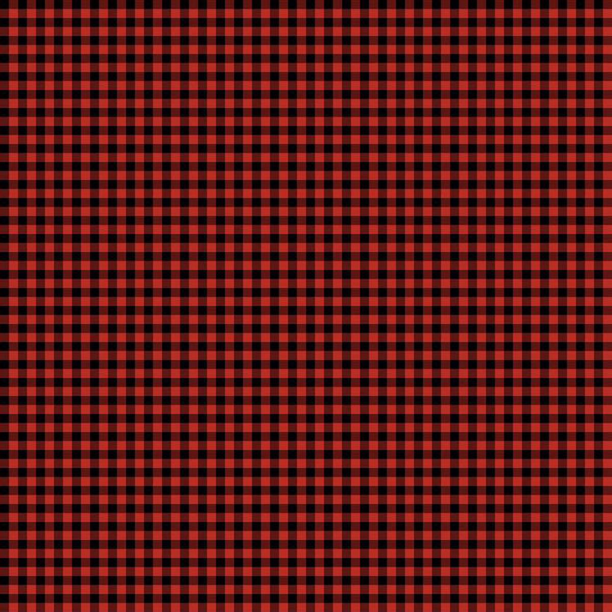 Country Cardinals Collection Gingham Cotton Fabric 20057