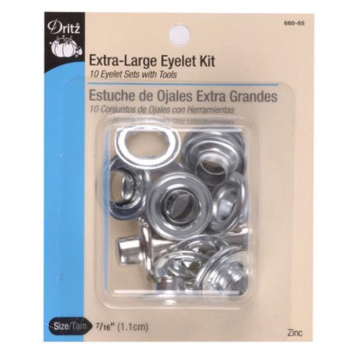 Extra-Large Eyelet Kit Zinc 660-65