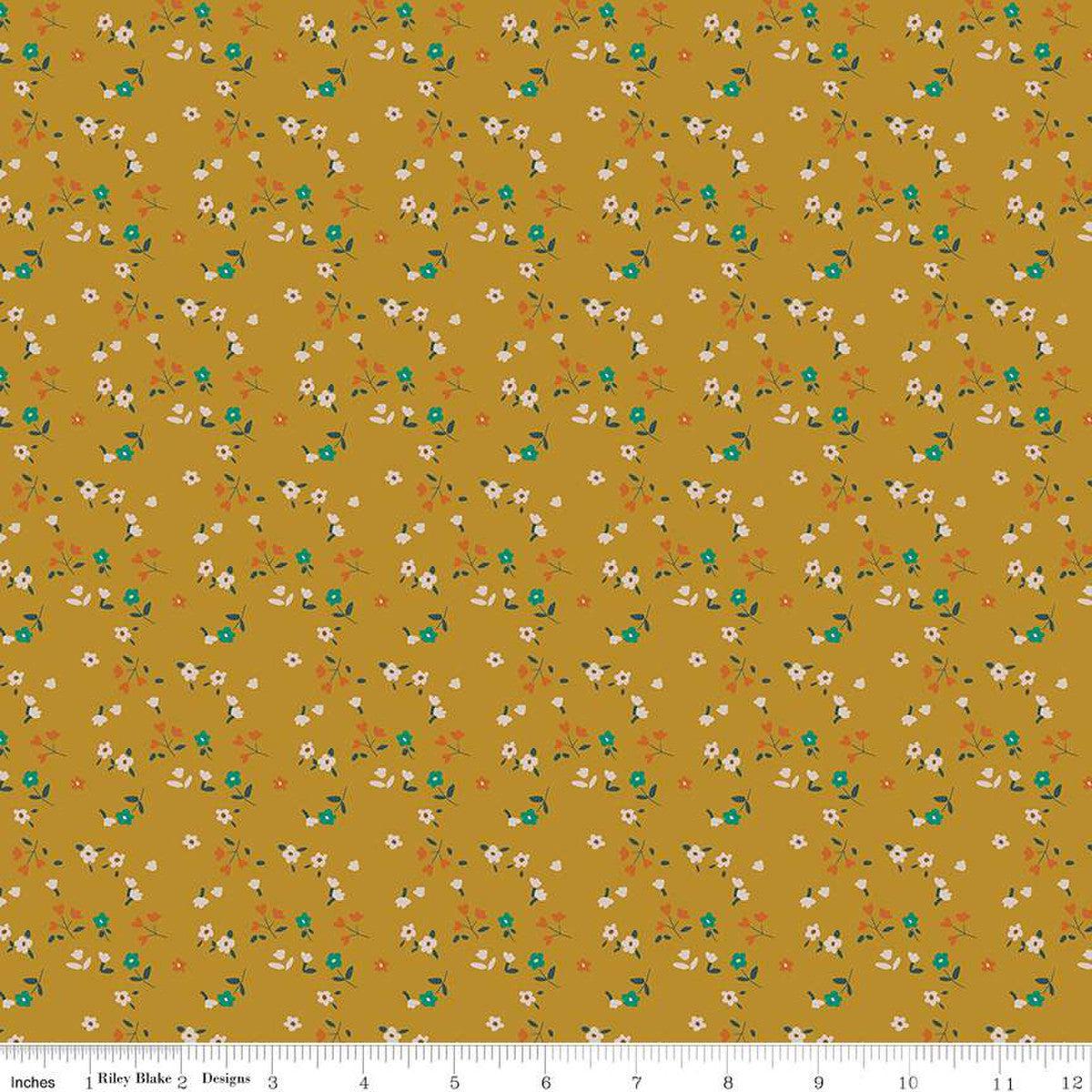Forgotten Memories Collection Ditsy Flowers Cotton Fabric C12756