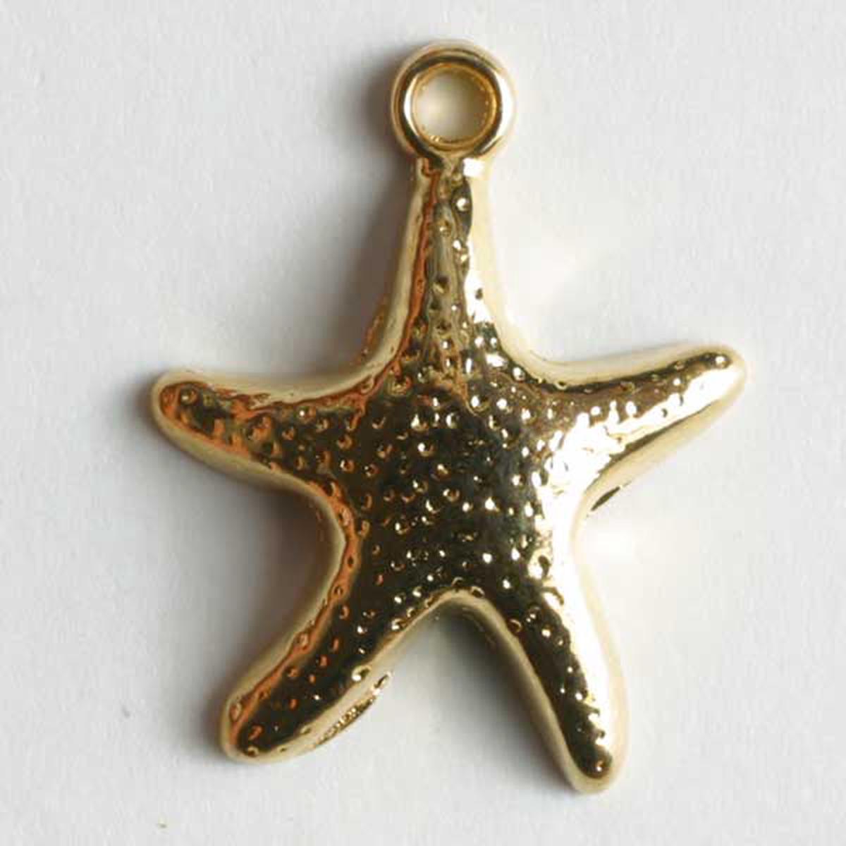 Sea Star 24K Gold-Plated Charm 1701
