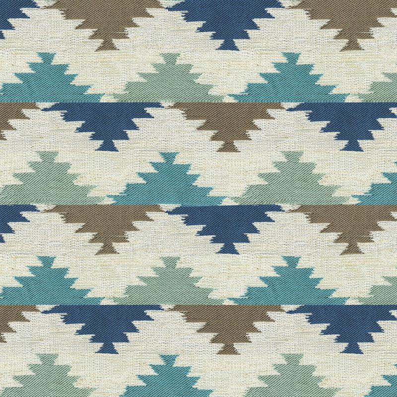 Ashleigh 34 Turquoise by ABBEYSHEA Fabric