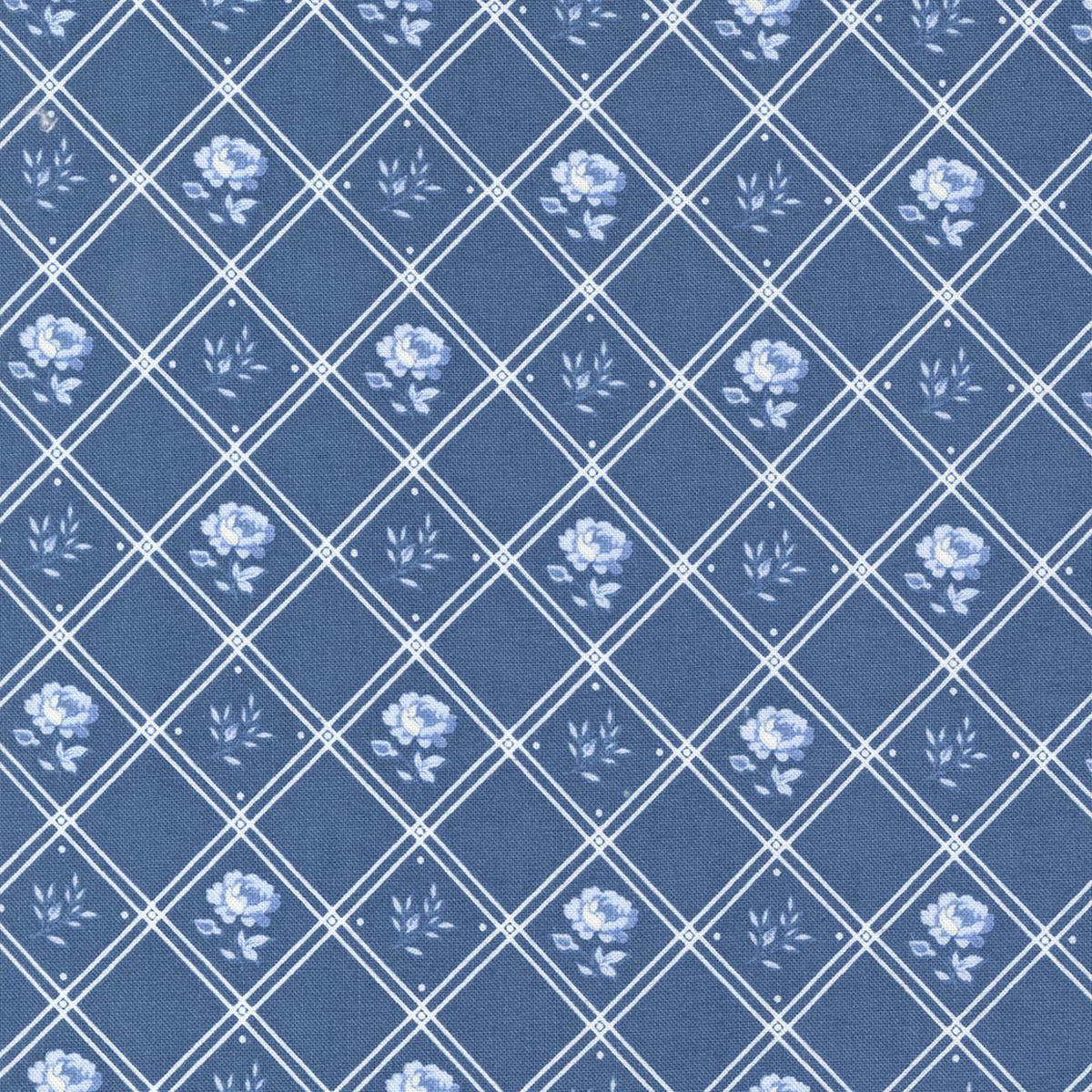 Blueberry Delight Collection Checks and Plaids Cotton Fabric 3032