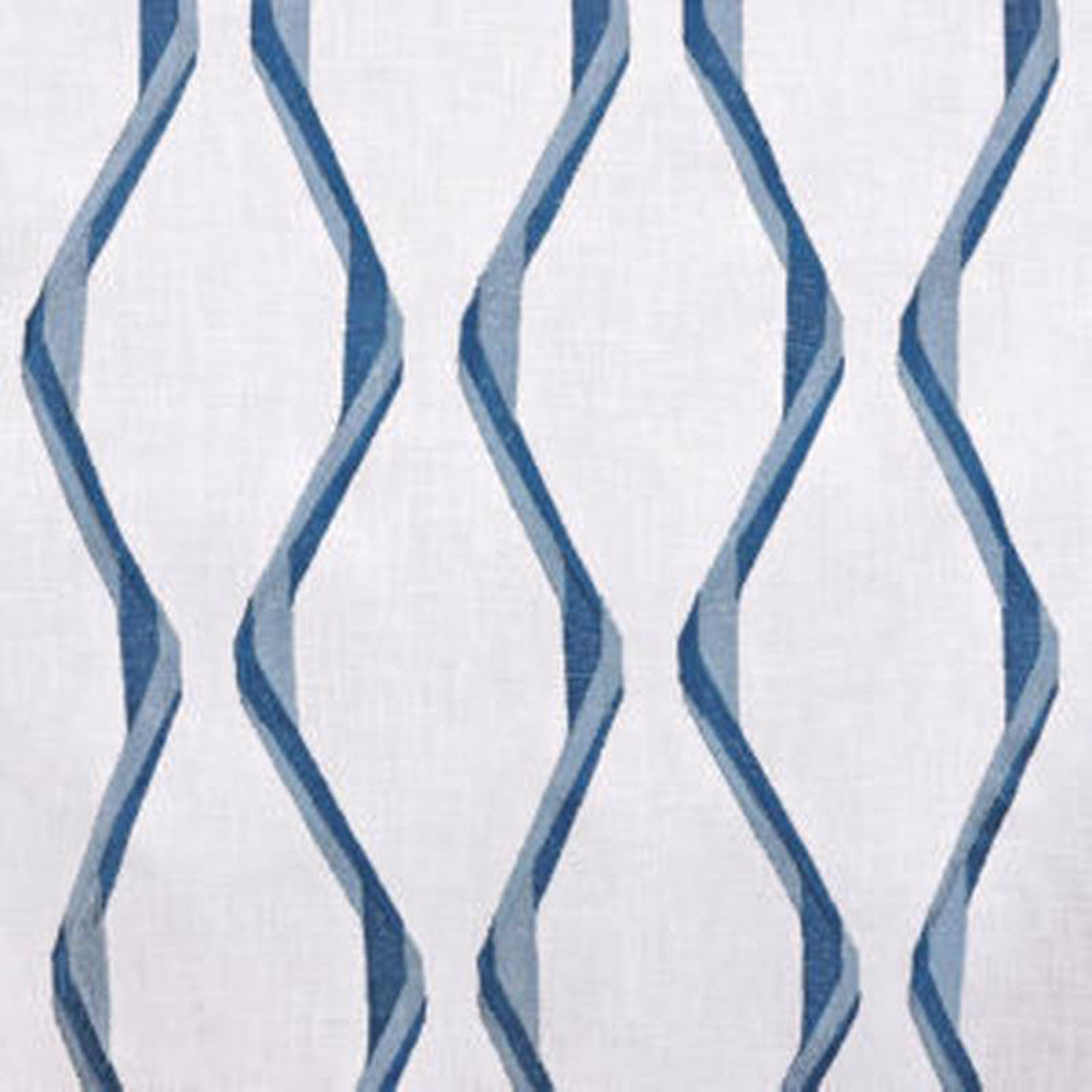 Clemens White Navy by Norbar Fabric