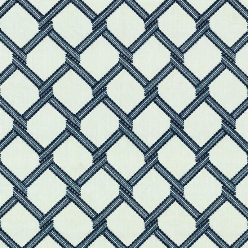 Link Navy by Kasmir Fabric