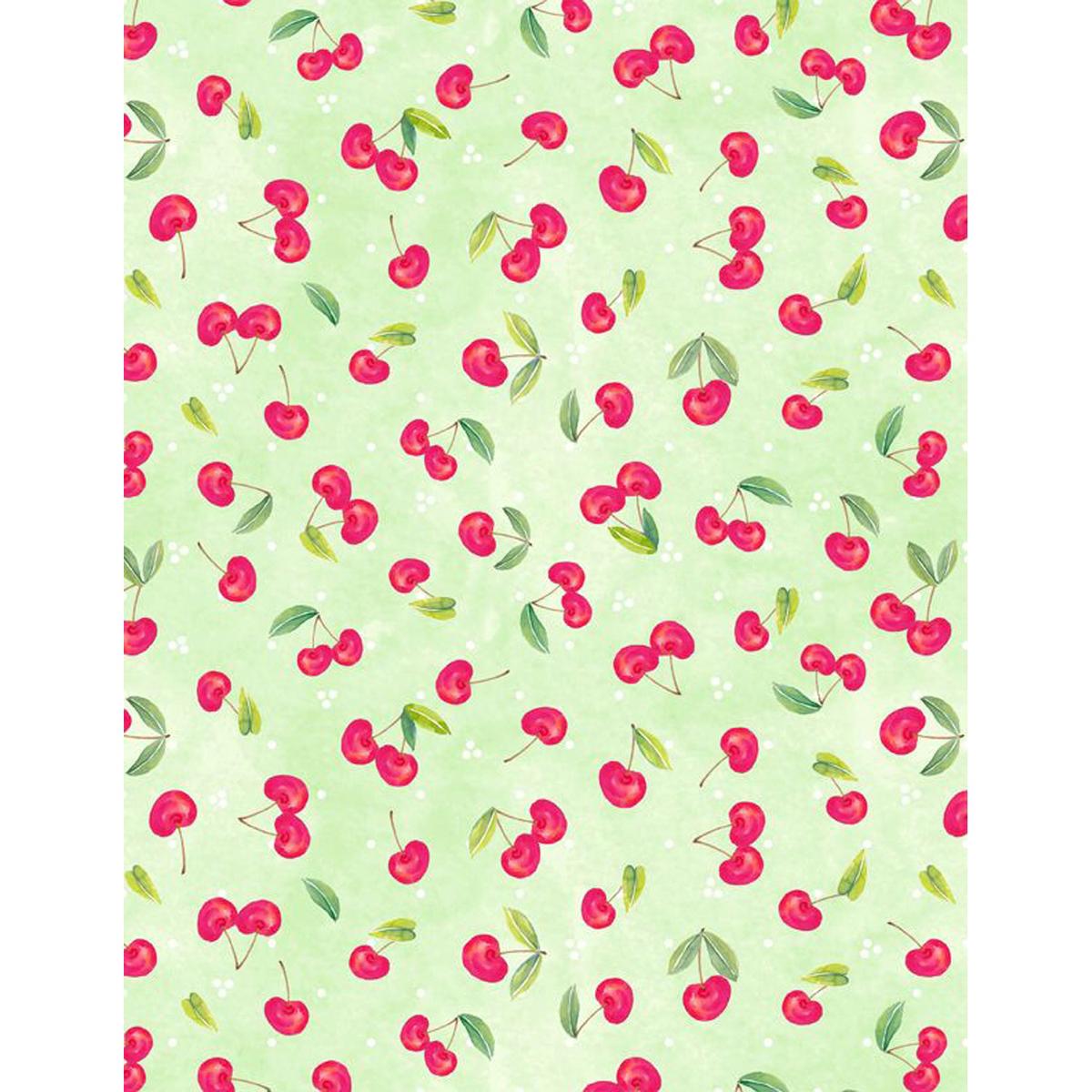 Squeeze The Day Collection Cotton Fabric Cherries 1810-42465