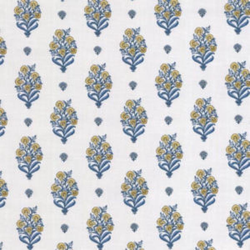 Romance Blue Yellow by Norbar Fabric