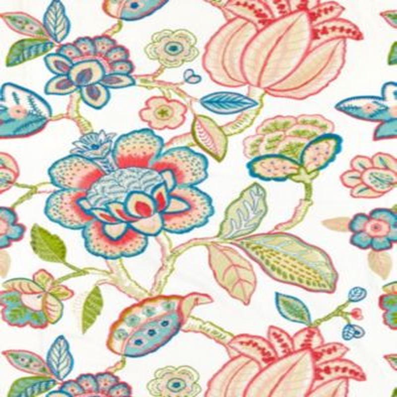 Scalamandre Fabric Coromandel Embroidery Bloom