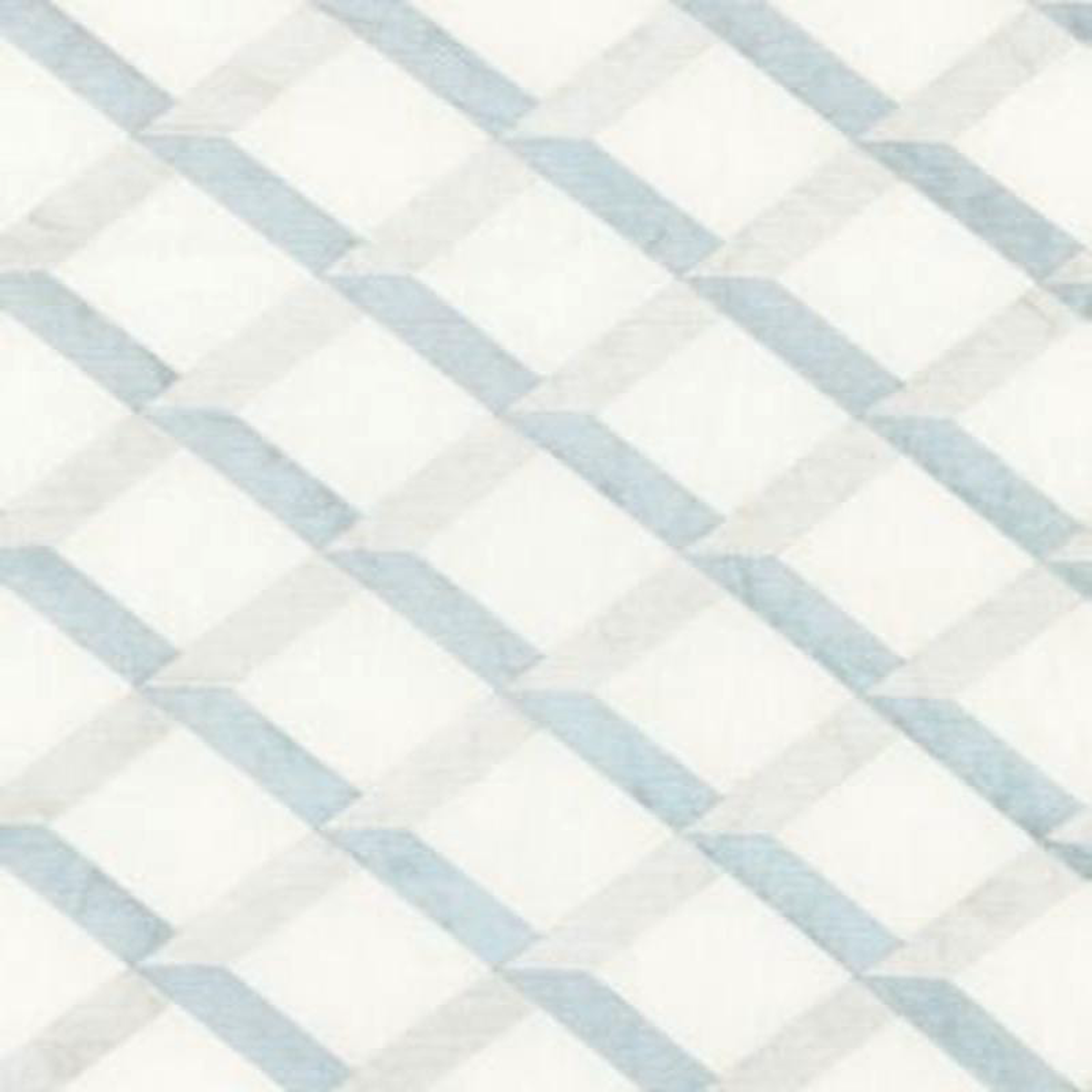 Scalamandre Fabric Lattice Embroidery Water