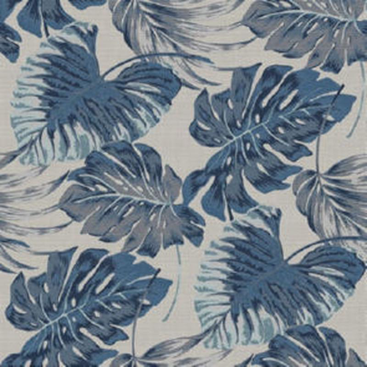 Bova Blue Linen by Norbar Fabric