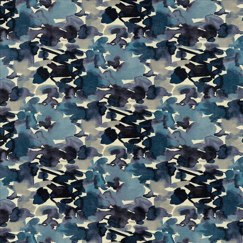 Oakhurst Indigo by Kasmir Fabric