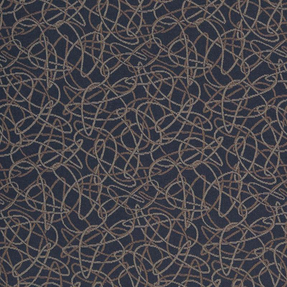D933 SquigglesNavy by Charlotte Fabric