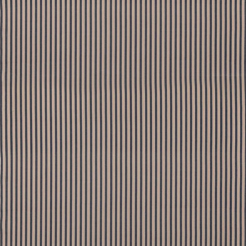 Compass Stripe Indigo by Mulberry Fabric