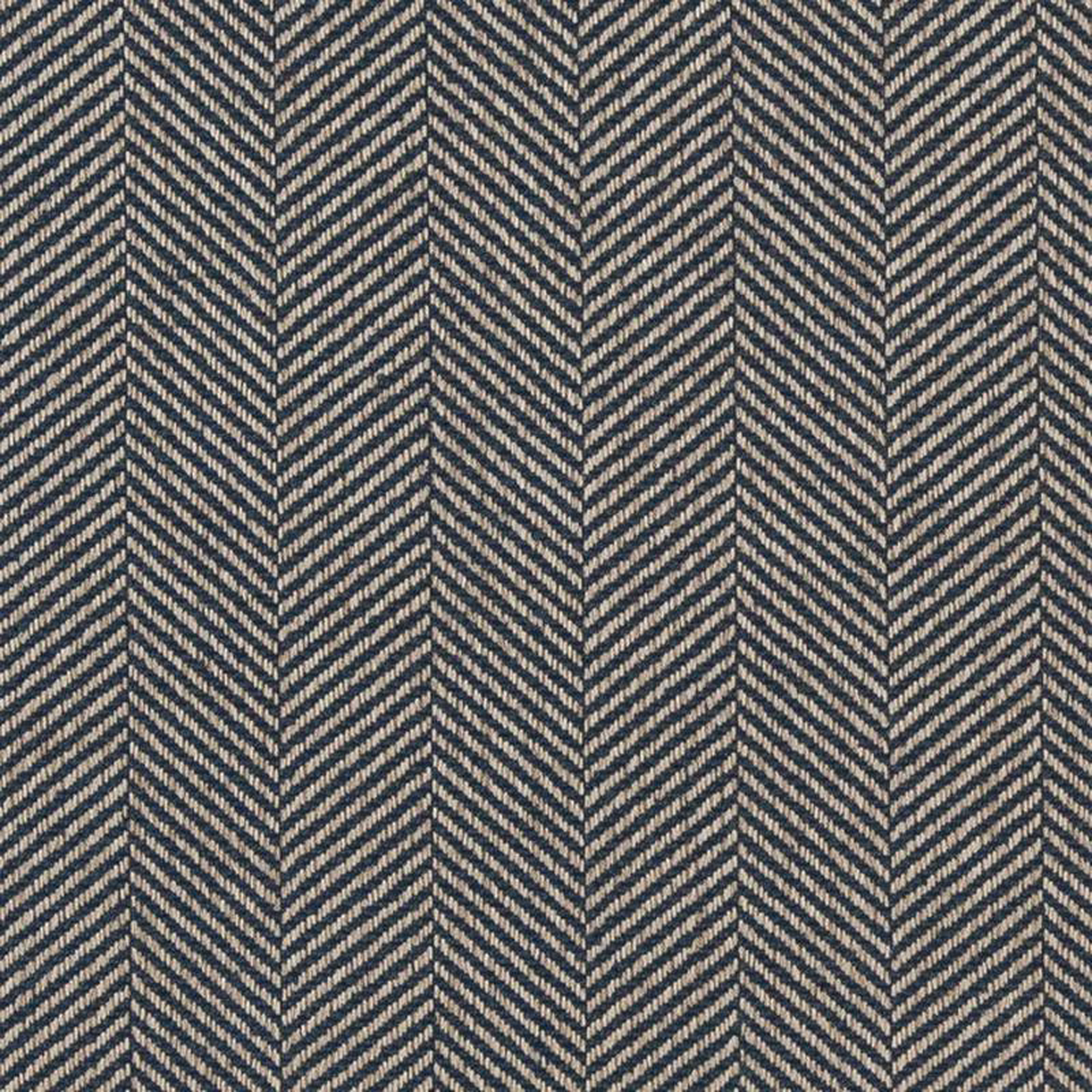 D1237 Indigo Chevron by Charlotte Fabric