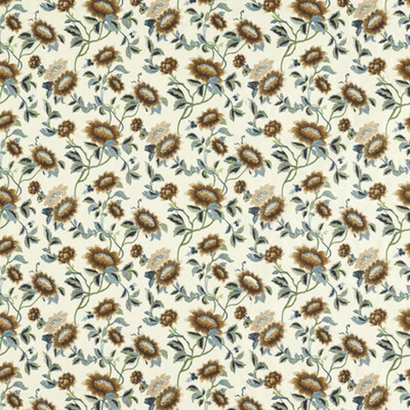 Tonquin Ivory/Chartreuse Emb by Clarke And Clarke Fabric