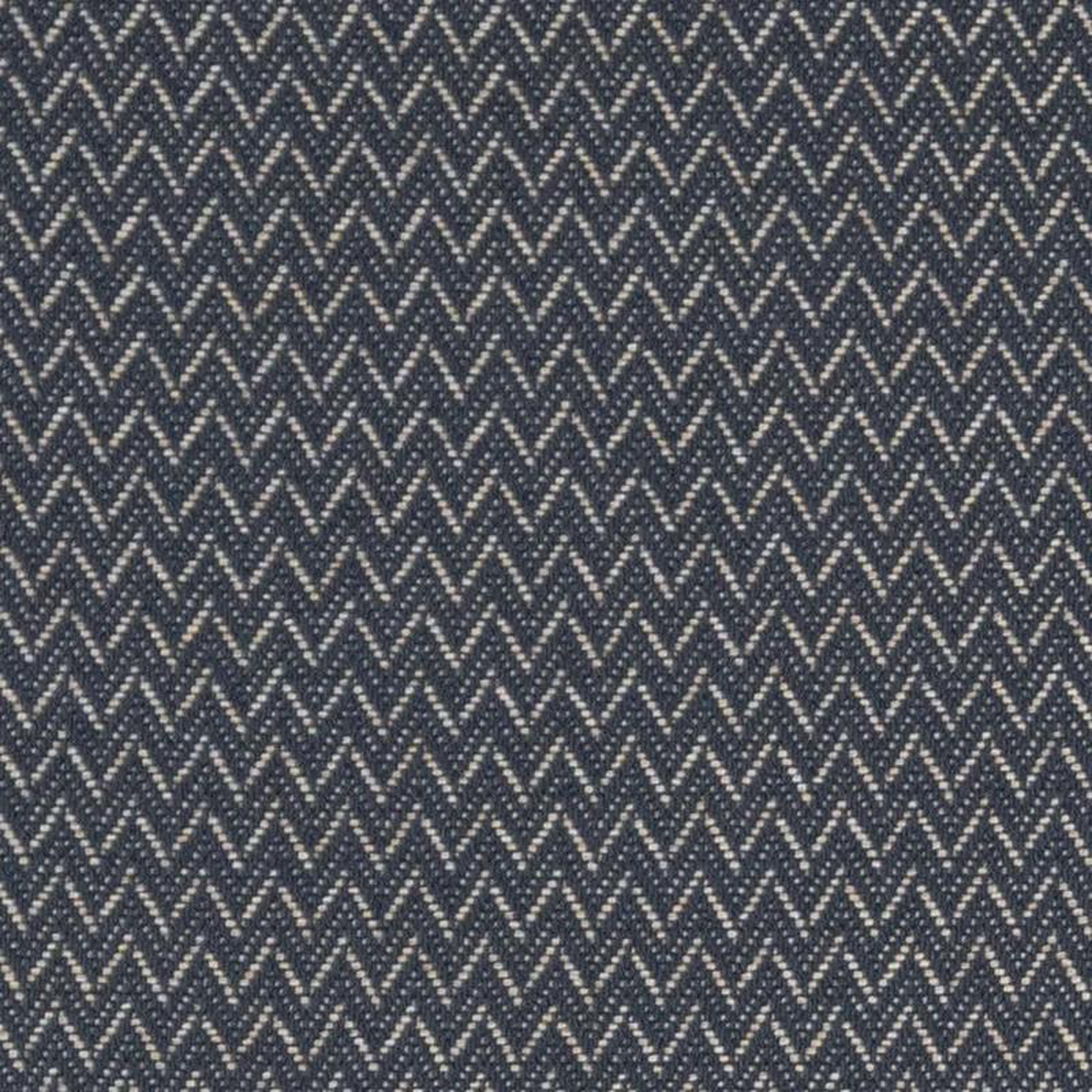 D2621 Chevron Navy by Charlotte Fabric