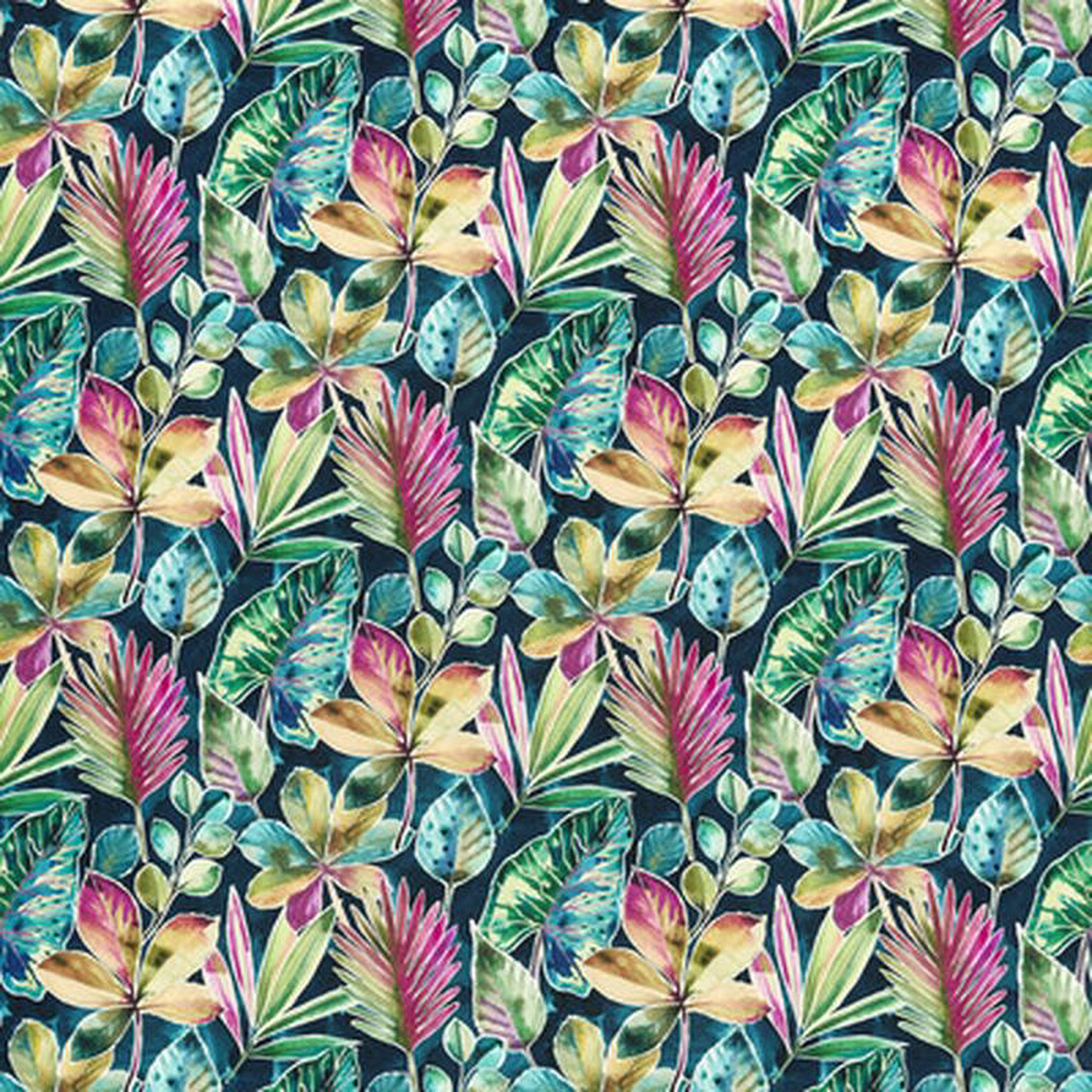 Rainforest Mult Velveti by Clarke And Clarke Fabric