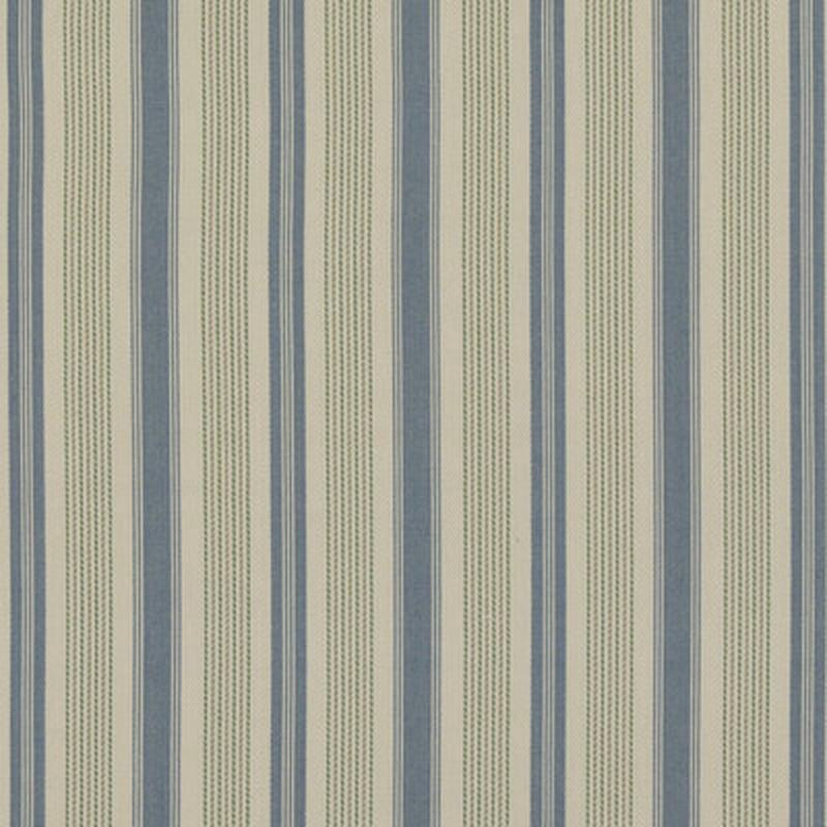 Purbeck Stripe BlueGreen by Baker Lifestyle Fabric