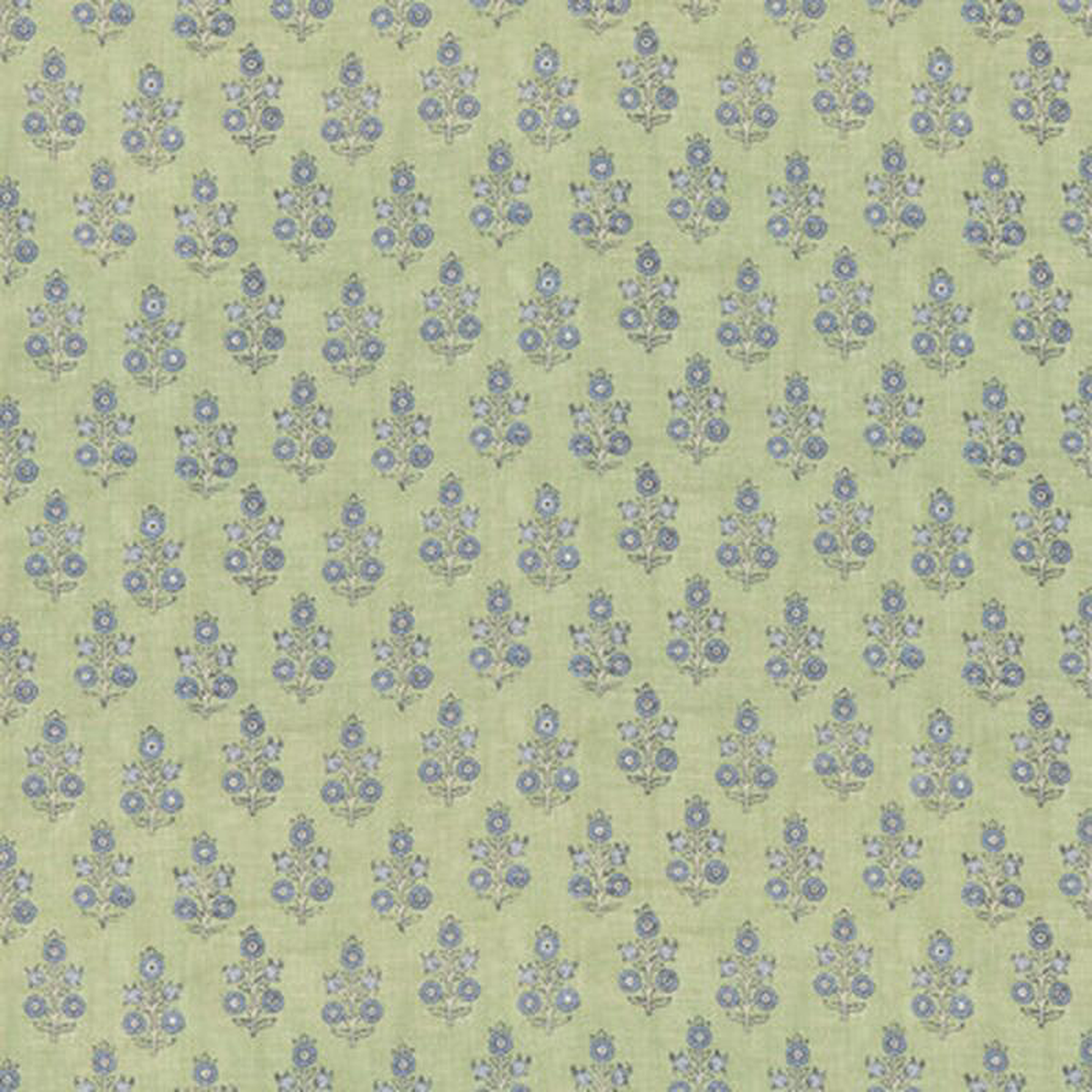 Poppy Sprig GreenBlue by G P 038 J Baker Fabric
