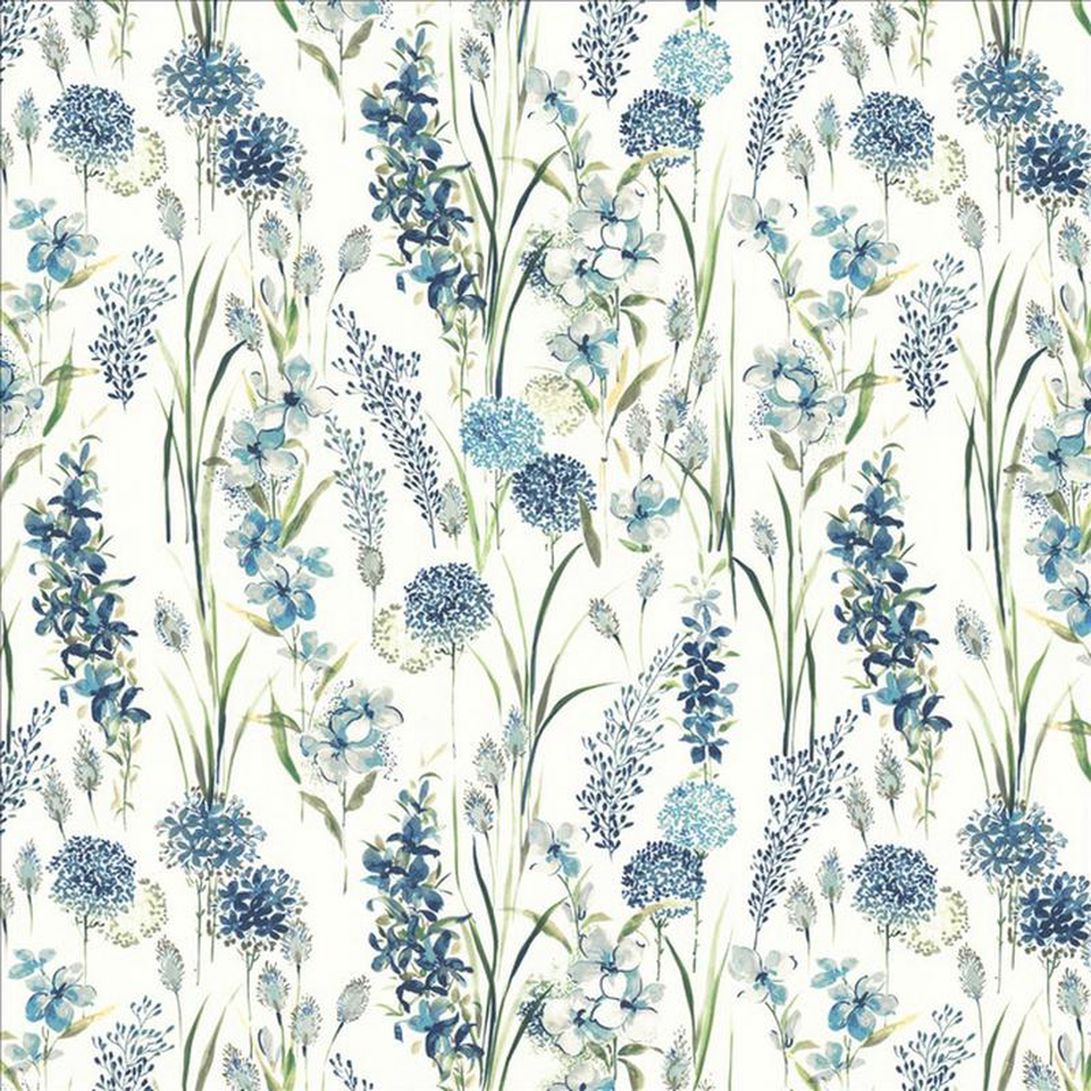 Spice Of Life Blue by Kasmir Fabric