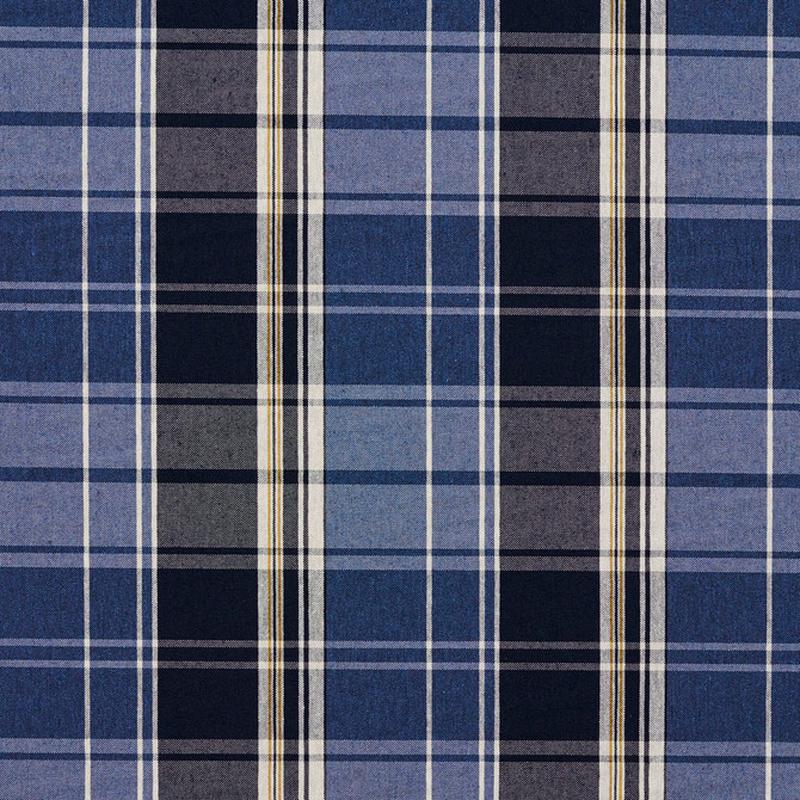 5809 Cobalt Plaid by Charlotte Fabric