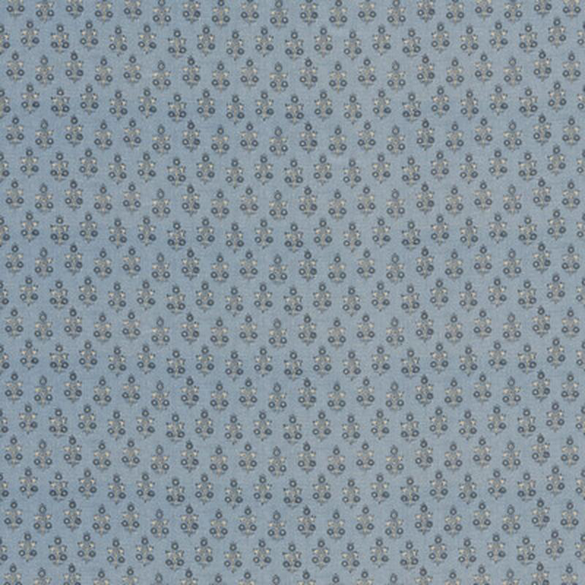 Poppy Sprig Blue by G P 038 J Baker Fabric