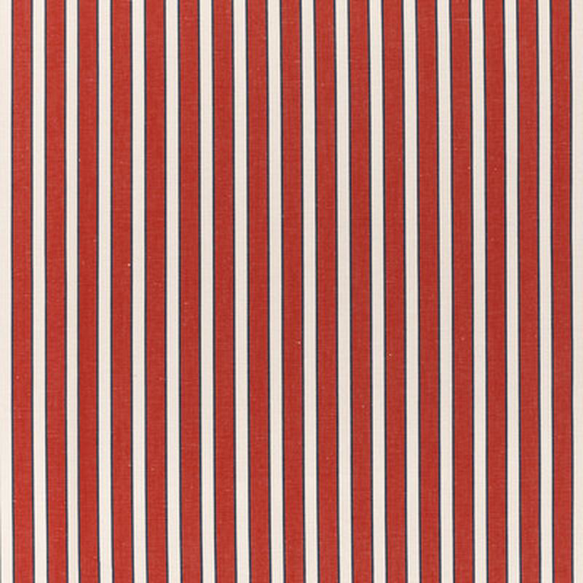 Rouen Stripe Red by Brunschwig 038 Fils Fabric