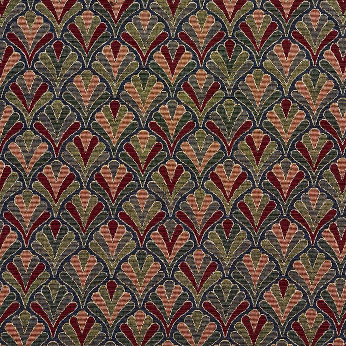 1975 Navy Fan by Charlotte Fabric