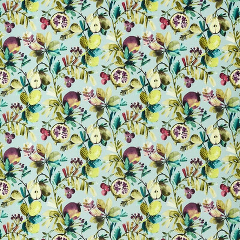 Fruta Mineral Velvet by Clarke And Clarke Fabric