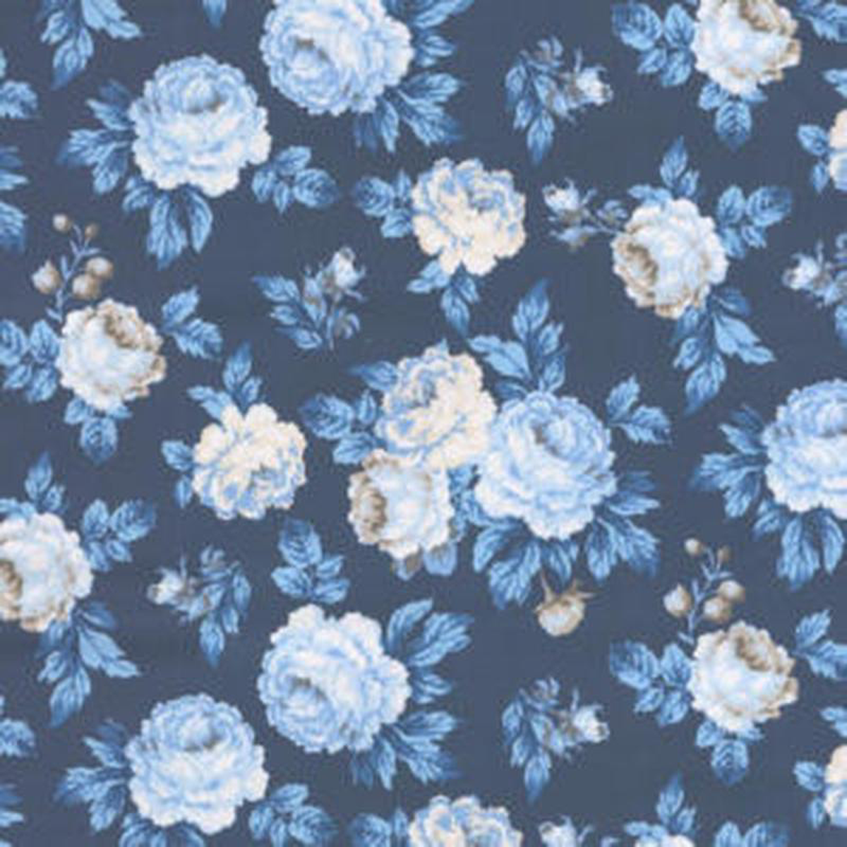 Valerie Navy by Norbar Fabric