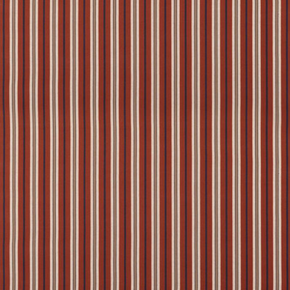 Starboard Stripe RedIndigo by Mulberry Fabric