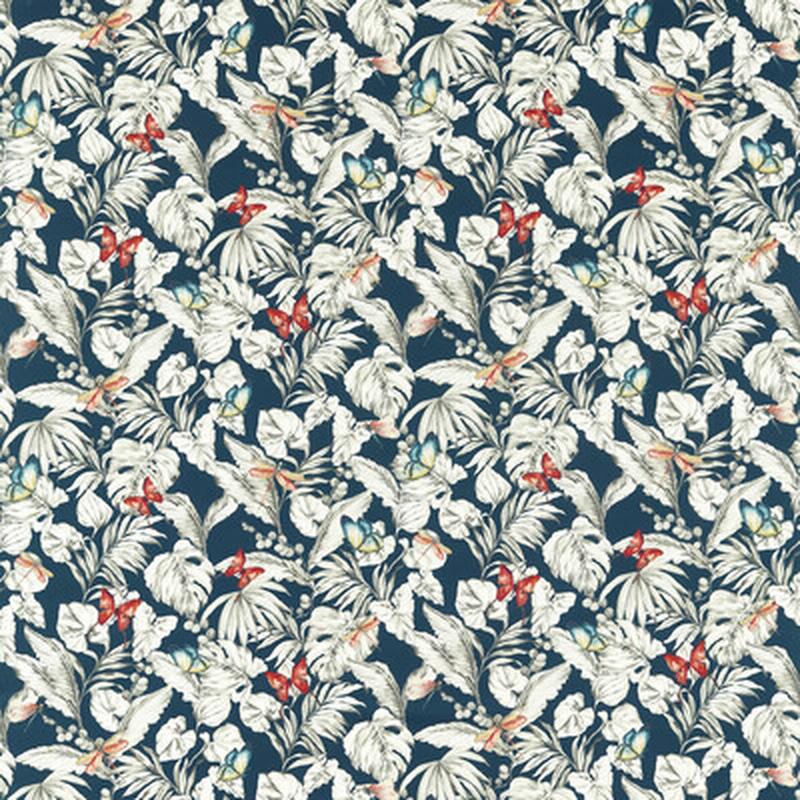 Acadia Midnight by Clarke And Clarke Fabric