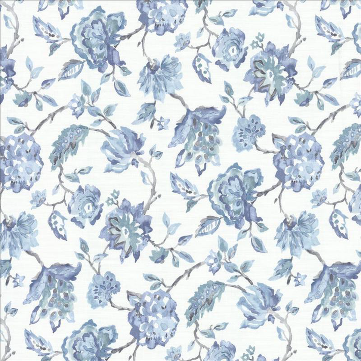 Nagari Delphinium by Kasmir Fabric