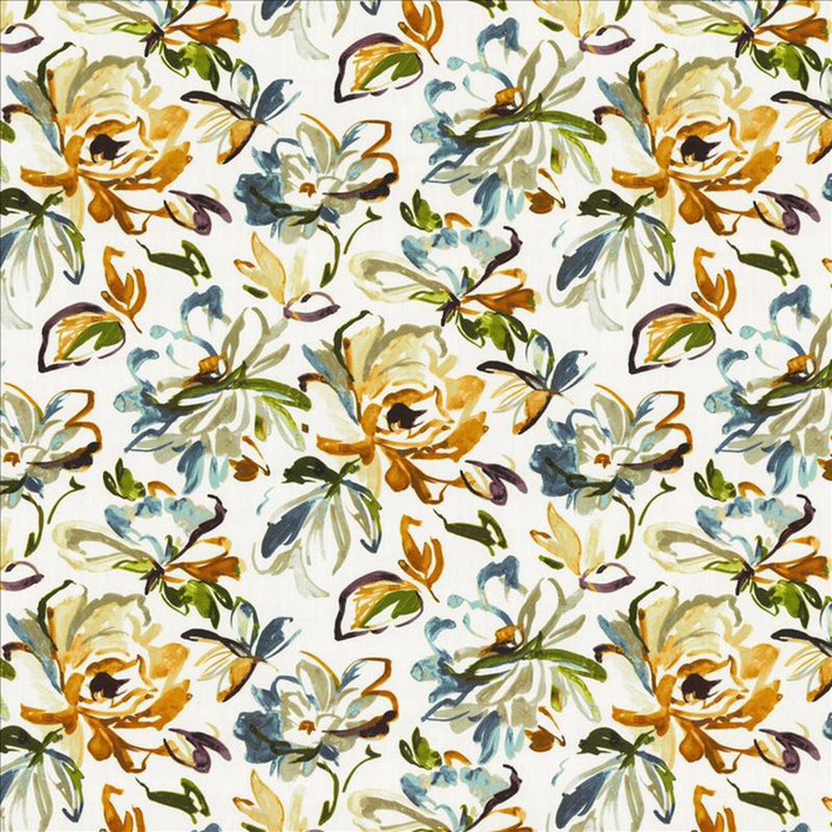 Garden Floral Sunset by Kasmir Fabric
