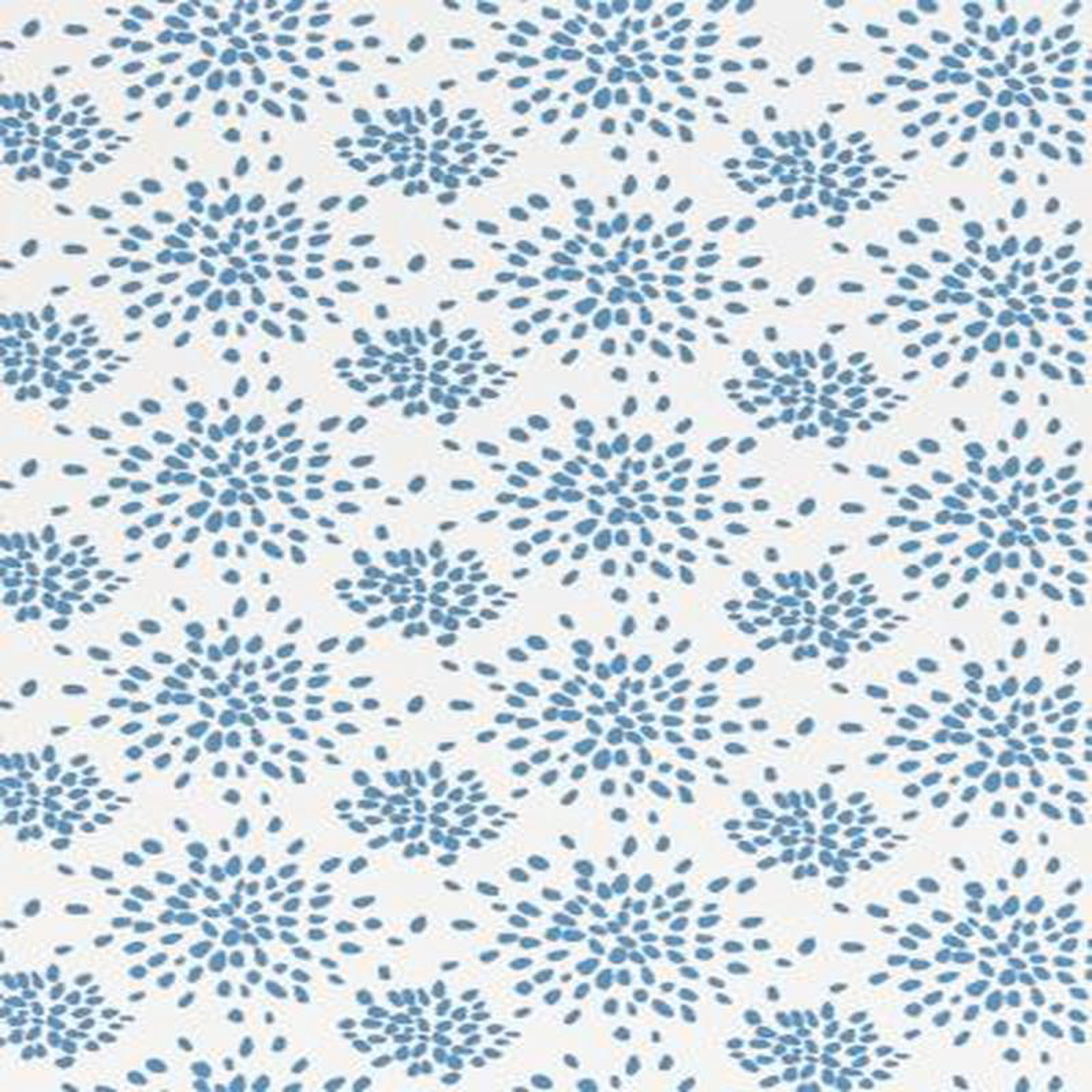 Scalamandre Fabric Fireworks Cotton Print Delphinium