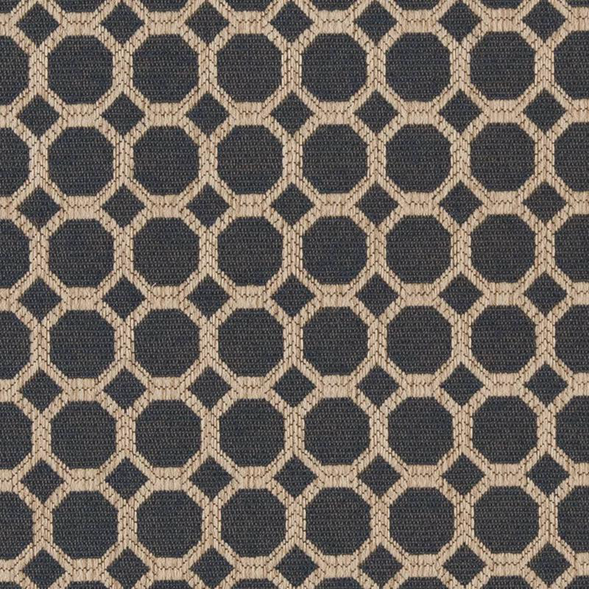 D1230 Indigo Honeycomb by Charlotte Fabric